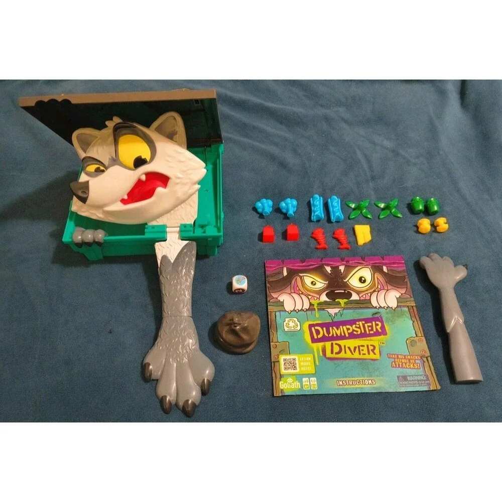 2022 Dumpster Diver Game Goliath Games 99% Complete